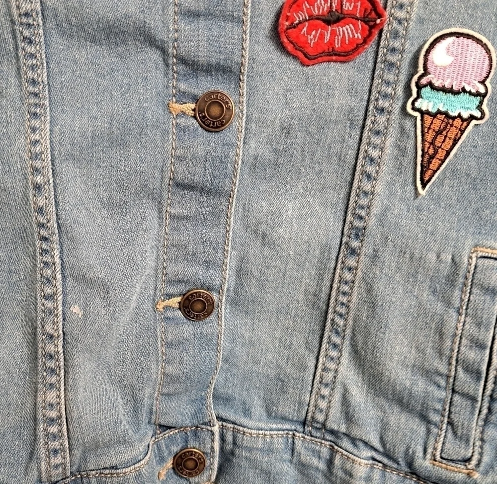 Carter's Denim Button Up Jacket     Size 8